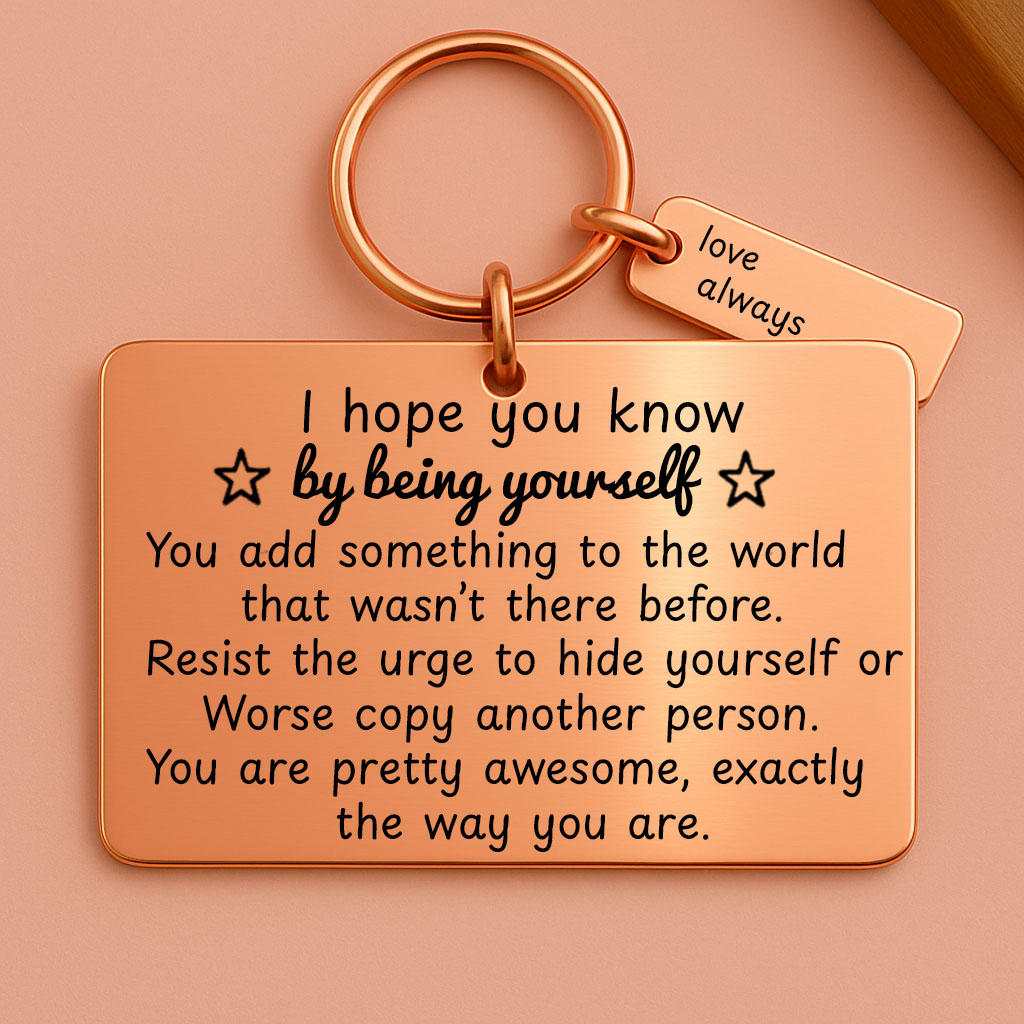 being yourself rose gold