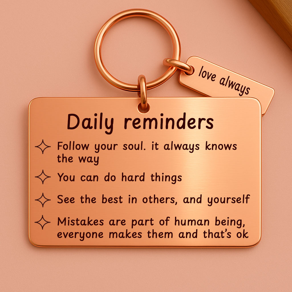 Follow your soul rose gold