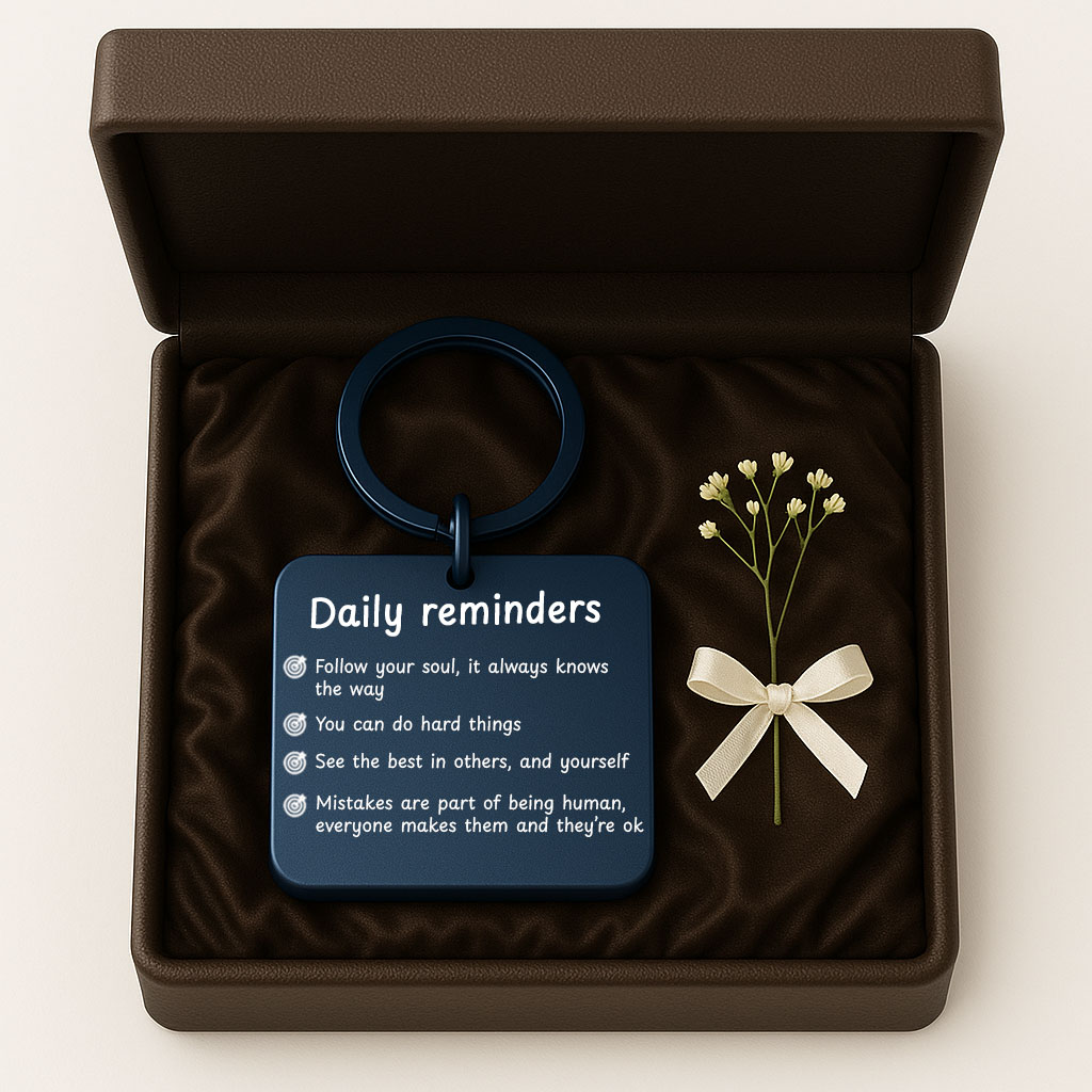Daily reminders blue in box